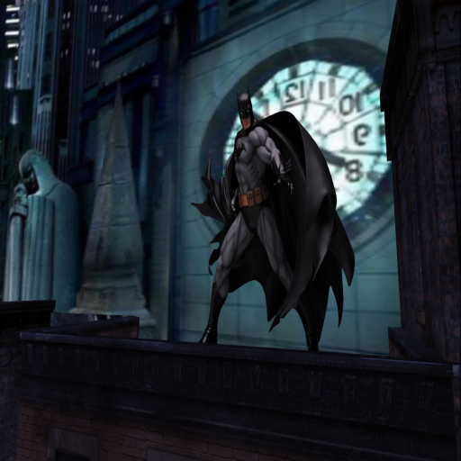 Super Bécheur, pardon Super Bat tout amidonné! Hihi!